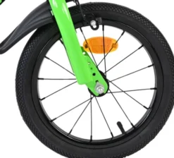 Volare - Børnecykel Med Støttehjul - 14" Tommer - Sportivo Grøn