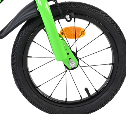 Volare - Børnecykel Med Støttehjul - 14" Tommer - Sportivo Grøn