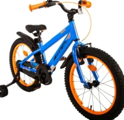 Volare - Børnecykel Med Støttehjul - 18" - Rocky - Blå