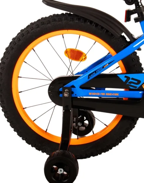 Volare - Børnecykel Med Støttehjul - 18" - Rocky - Blå