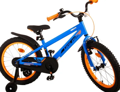 Volare - Børnecykel Med Støttehjul - 18" - Rocky - Blå