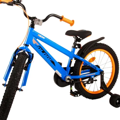 Volare - Børnecykel Med Støttehjul - 18" - Rocky - Blå