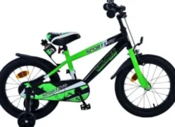 Volare - Børnecykel Med Støttehjul - 16" Tommer - Sportivo Grøn