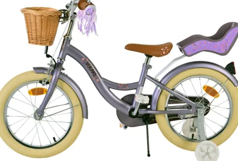 Volare - Børnecykel Med Støttehjul - 16" - Blossom - Lilla
