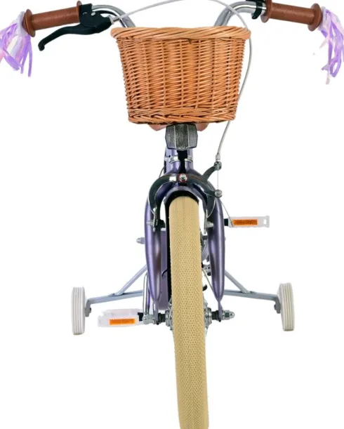 Volare - Børnecykel Med Støttehjul - 16" - Blossom - Lilla