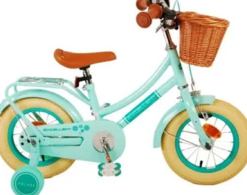 Volare - Børnecykel Med Støttehjul - 12" Tommer - Excellent - Grøn