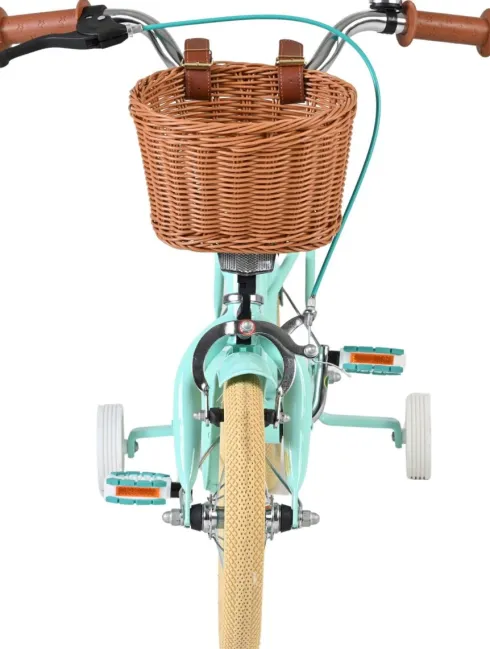 Volare - Børnecykel Med Støttehjul - 12" Tommer - Excellent - Grøn