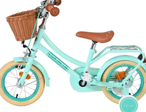 Volare - Børnecykel Med Støttehjul - 12" Tommer - Excellent - Grøn