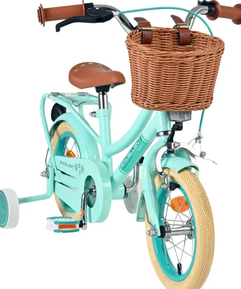 Volare - Børnecykel Med Støttehjul - 12" Tommer - Excellent - Grøn