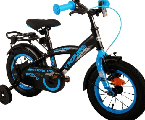 Volare - Børnecykel Med Støttehjul - 12'' - Thombike - Blå