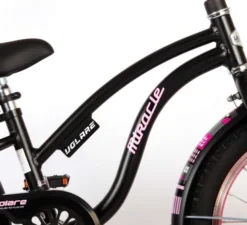 Volare - Børnecykel - 18" Tommer - Miracle Cruiser - Mat Sort