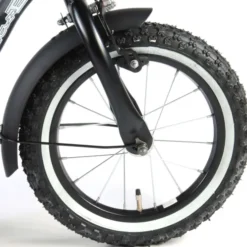 Volare Børneykel - 3,5-5 År - 12'' - Black Cruiser - Sort
