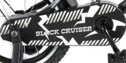 Volare Børneykel - 3,5-5 År - 12'' - Black Cruiser - Sort