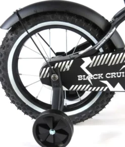 Volare Børneykel - 3,5-5 År - 12'' - Black Cruiser - Sort