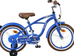 Volare - Cruiser - 16" Tommer - Blå - Børnecykel Med Støttehjul