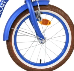 Volare - Cruiser - 16" Tommer - Blå - Børnecykel Med Støttehjul