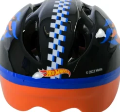 Volare - Cykelhjelm Til Børn - 3-12 År - 52-56 CM - Hotwheels - Sort