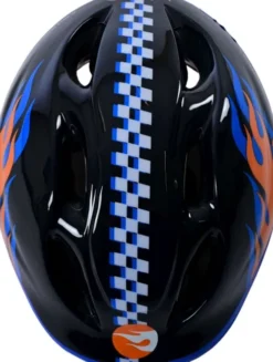 Volare - Cykelhjelm Til Børn - 3-12 År - 52-56 CM - Hotwheels - Sort