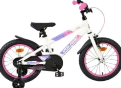 Volare - Lily Cykel - 16" Tommer - Støttehjul - Hvid