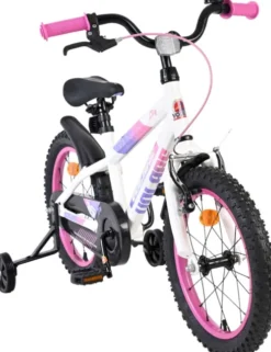 Volare - Lily Cykel - 16" Tommer - Støttehjul - Hvid