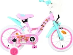 Volare - Paw Patrol Cykel - 14" Tommer - Støttehjul - Pink