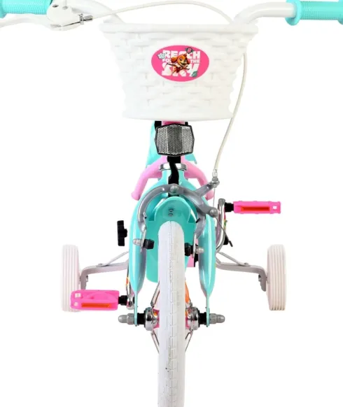 Volare - Paw Patrol - Cykel - 12" Tommer - Med Støttehjul - Pink