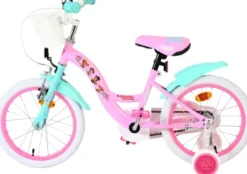 Volare - Paw Patrol Pigerne Cykel - 16" Tommer - Støttehjul Kurv - Pink