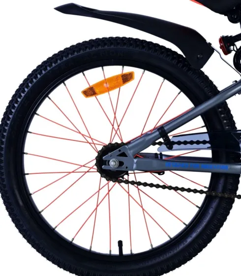 Volare - Rocky 20" Børnecykel - Håndbremse Og Bagbremse - Blå