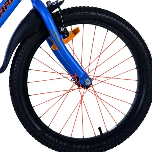 Volare - Rocky 20" Børnecykel - Håndbremse Og Bagbremse - Blå