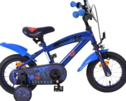 Volare - Superman - Børnecykel Med Støttehjul - 12 Tommer