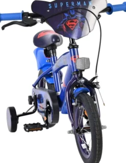 Volare - Superman - Børnecykel Med Støttehjul - 12 Tommer