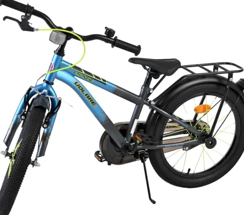 Volare - Thombike Cykel - 18" Tommer - Bagagebærer - Blå Grå