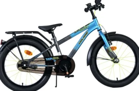 Volare - Thombike Cykel - 18" Tommer - Bagagebærer - Blå Grå