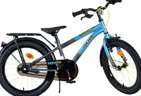 Volare - Thombike Cykel - 18" Tommer - Bagagebærer - Blå Grå