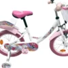 Volare - Unicorn Cykel - 16" Tommer - Støttehjul Kurv Sæde - Hvid