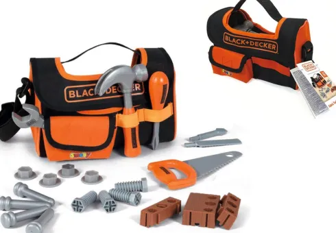 Værktøjskasse Til Børn - Black + Decker - Smoby - 21 Dele