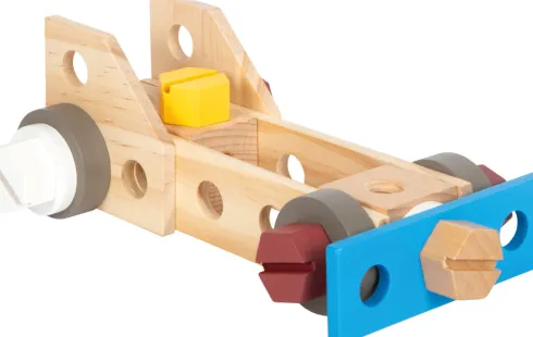 Værktøjskasse Til Børn - Inkl. Legetøjsværktøj - Træ - Small Foot