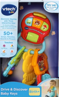 Vtech - Baby Drive & Discover Baby Keys - Legetøjs Nøgler