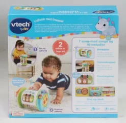 Vtech - Baby 2-I-1 Rullende Tromme - Aktivitetslegetøj - Dansk