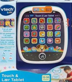 Vtech - Baby Touch And Teach Tablet Legetøj - Dansk