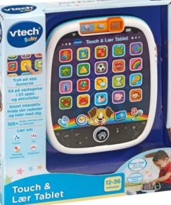 Vtech - Baby Touch And Teach Tablet Legetøj - Dansk