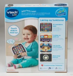 Vtech - Baby Touch And Teach Tablet Legetøj - Dansk