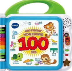 Vtech - Mine Første 100 Ord - Interaktiv Læringsbog På Dansk