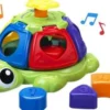 Vtech - Puttekasse I Plastik Med Lyd - Skildpadde - Fra 1 År