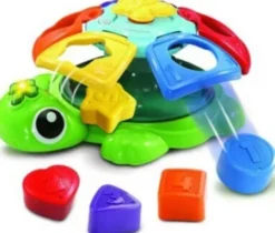 Vtech - Puttekasse I Plastik Med Lyd - Skildpadde - Fra 1 År