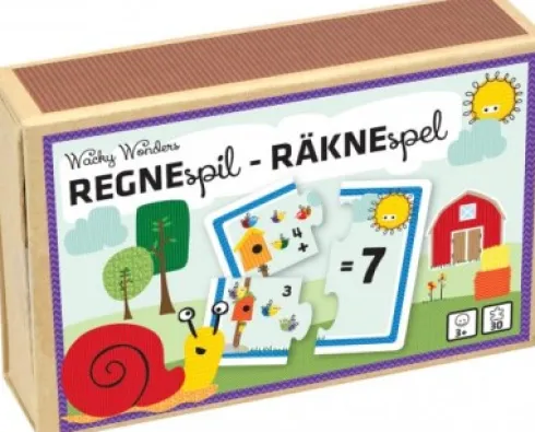 Wacky Wonders - Mini Puslespil - Regnespil Til Børn Fra 3 År