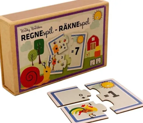 Wacky Wonders - Mini Puslespil - Regnespil Til Børn Fra 3 År