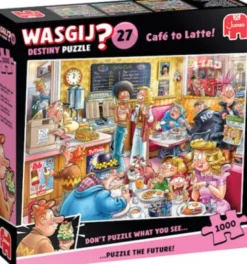 Wasgij - Destiny 27 Puslespil - Cafe To Latte! - 1000 Brikker