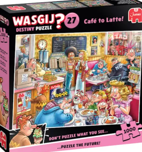 Wasgij - Destiny 27 Puslespil - Cafe To Latte! - 1000 Brikker