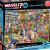 Wasgij - Mystery 28 Puslespil - Feline Frenzy! - 1000 Brikker